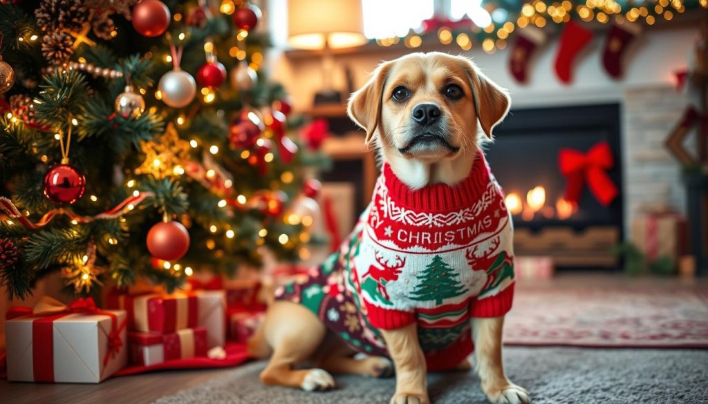 doggy ugly christmas sweater